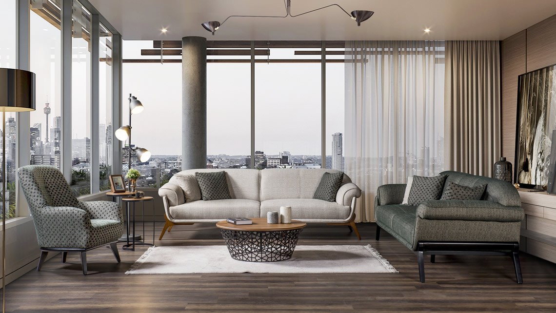 Ege 3+3+1 Sofa-Set-1