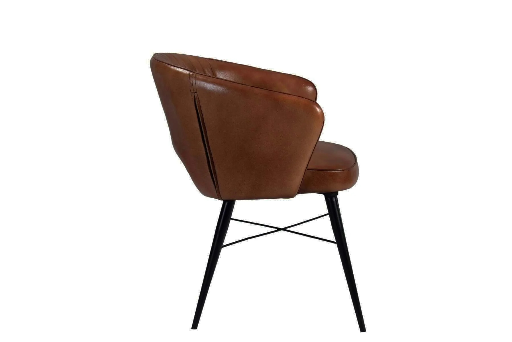 I Catchers Stuhl Stuhl Alonso Leather Chair Kognag-02 Kopie