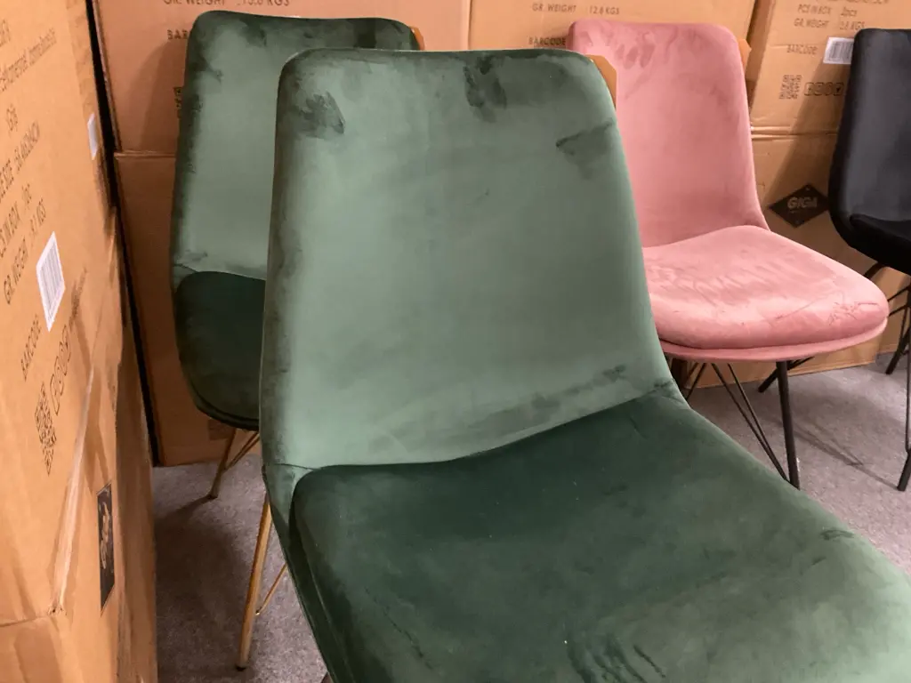 Ivy Luxe Dunkelgrün Esszimmerstuhl - Giga Meubel 4Stk-1